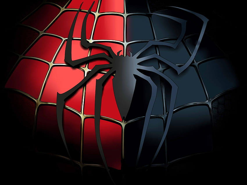 Black spiderman backgrounds, spiderman logo HD wallpaper | Pxfuel
