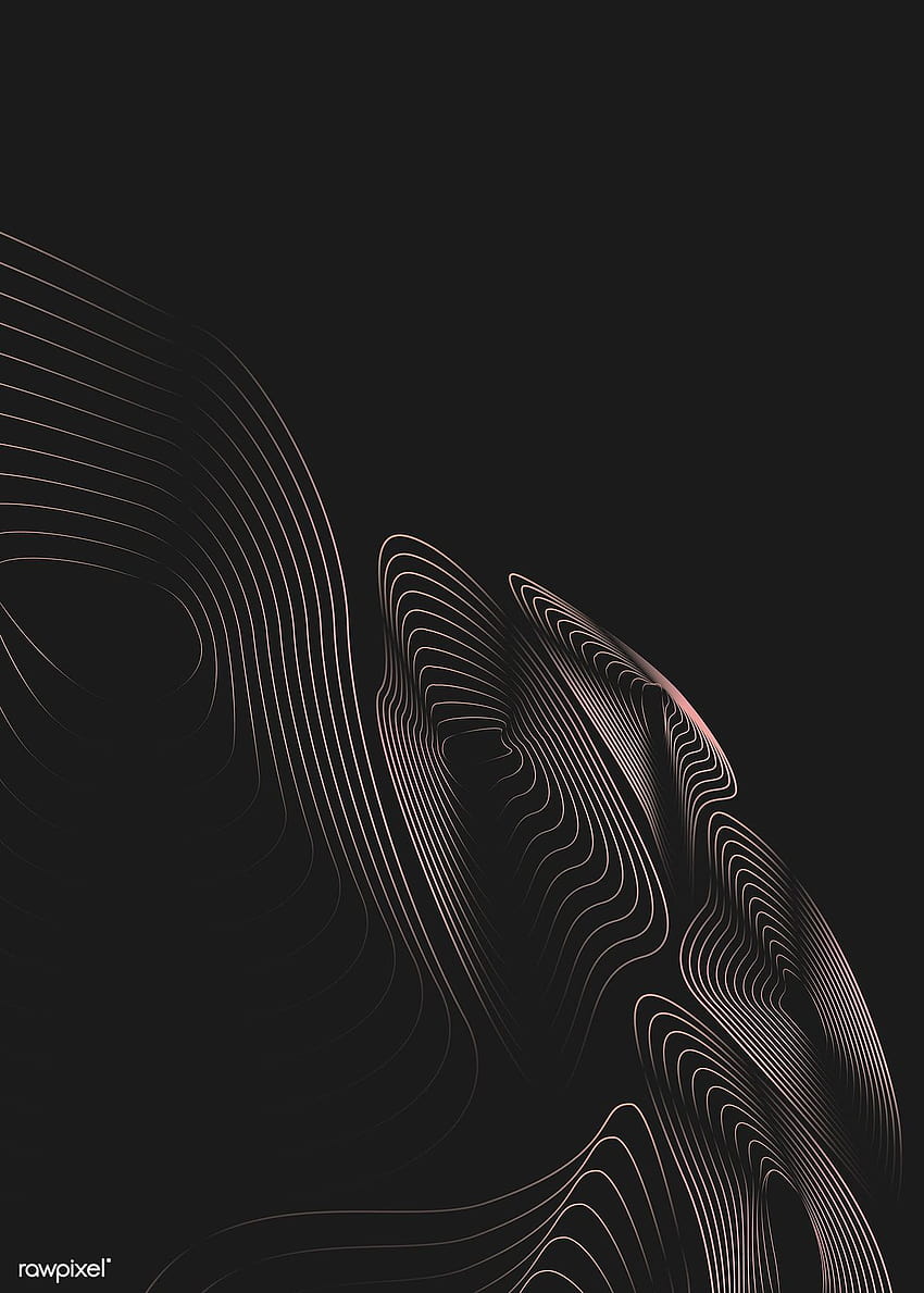 Topographic contour lines backgrounds vector HD phone wallpaper