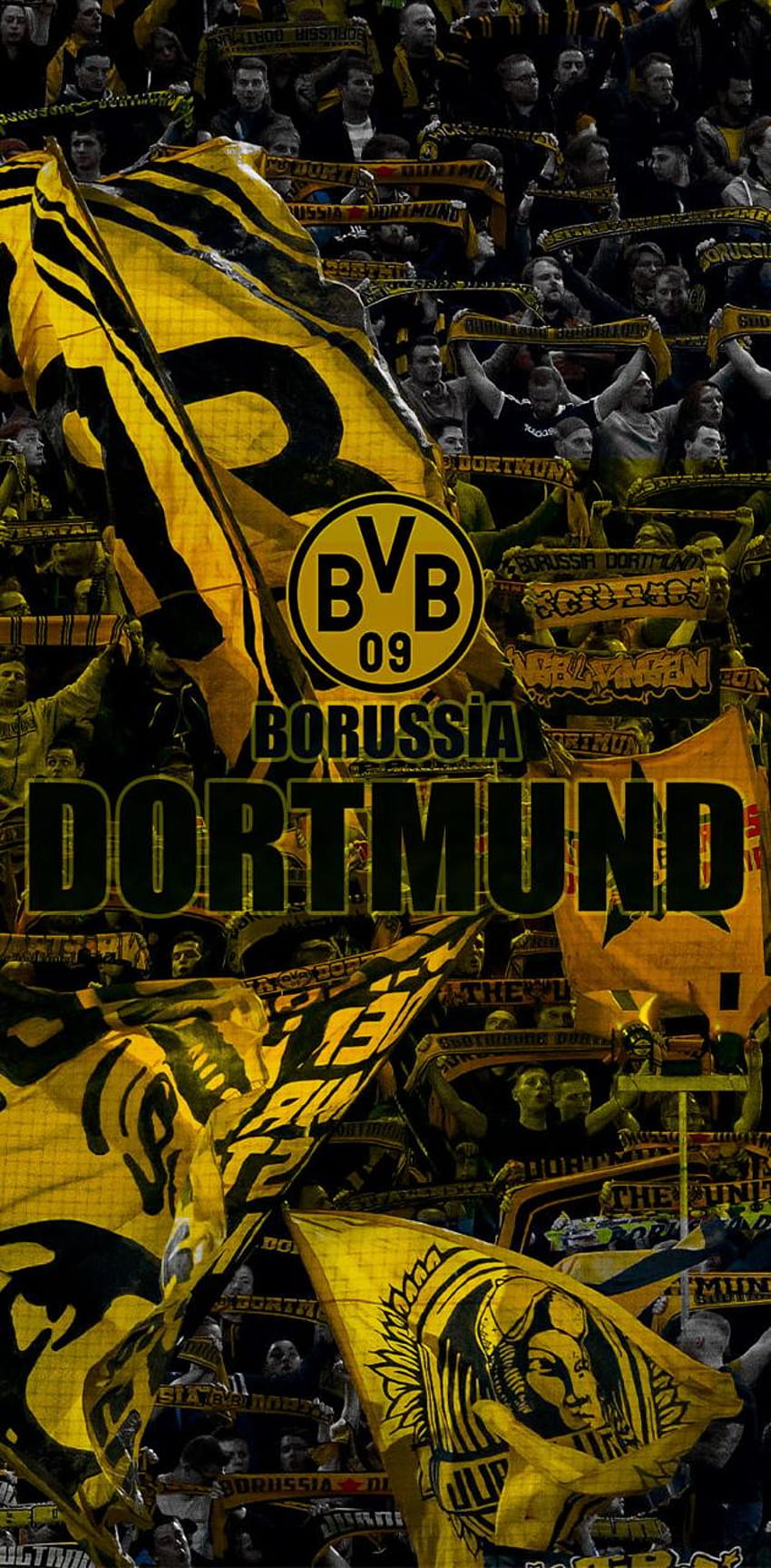 Borussia Dortmund autorstwa joshuaTR, dortmund iphone Tapeta na telefon HD