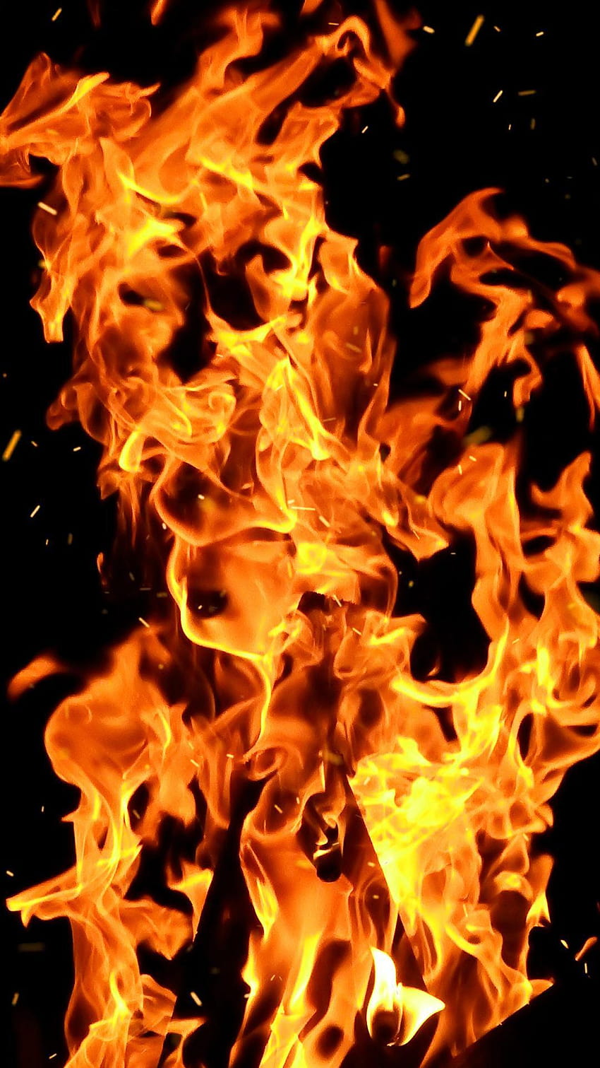 Android için Canlı yanan alev, animasyonlu ateş alevleri HD telefon duvar kağıdı