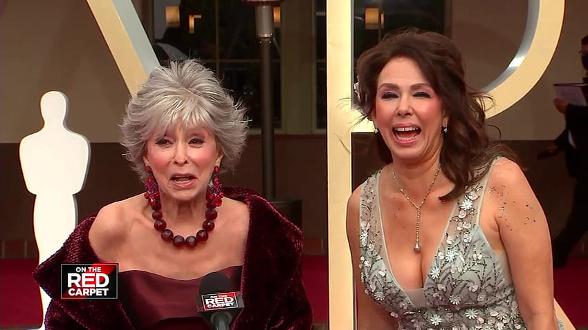 Rita Moreno, Fernanda Luisa Gordon se sont le plus amusées sur le tapis rouge des Oscars, talk documentaire, 'West Side Story' Fond d'écran HD