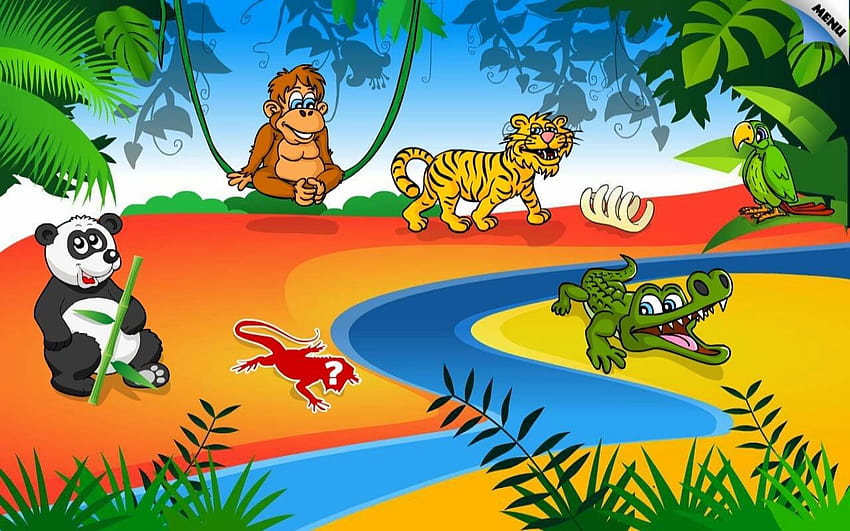 a game Kids animal preschool puzzle l android, play school HD wallpaper
