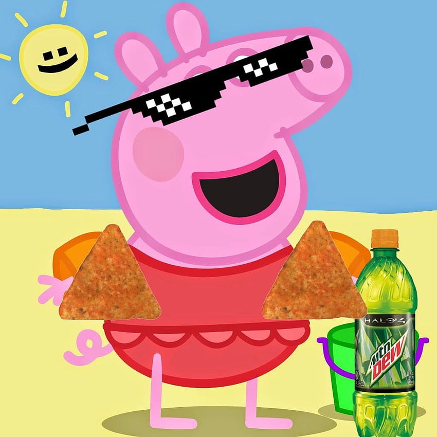 Peppa pig dank Memes, mlg peppa pig HD phone wallpaper