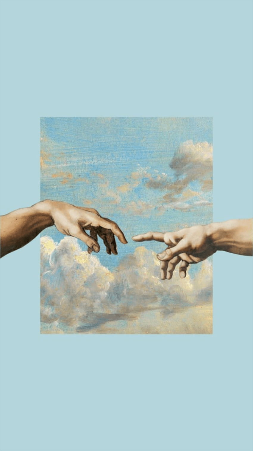 the creation of adam discovered by amélie HD phone wallpaper