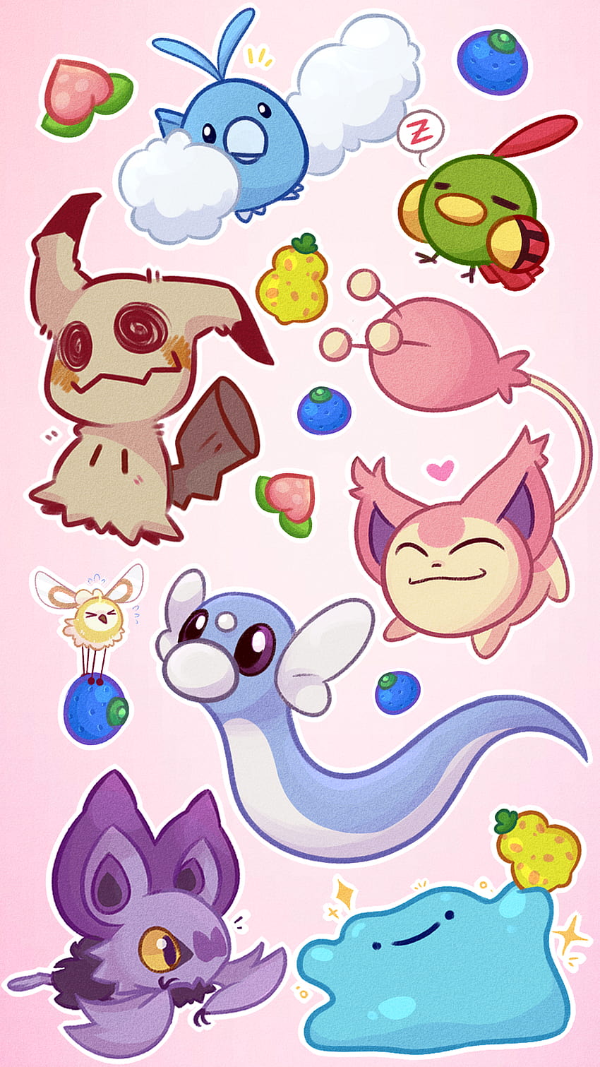 A of cute Pokemon I drew! : pokemon, galar pokemon HD phone wallpaper