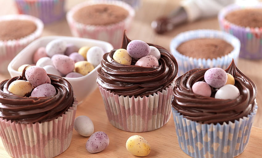 35 EASY TO MAKE TEMPTING EASTER CUPCAKES ..... HD wallpaper