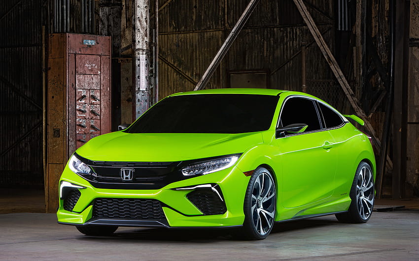 2015 Honda Civic Concept, civic car HD wallpaper