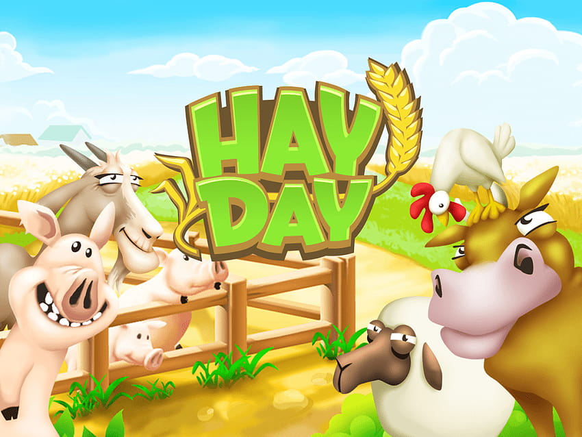 Изградете свой собствен град Hay Day и направете земеделието по-приятно HD тапет