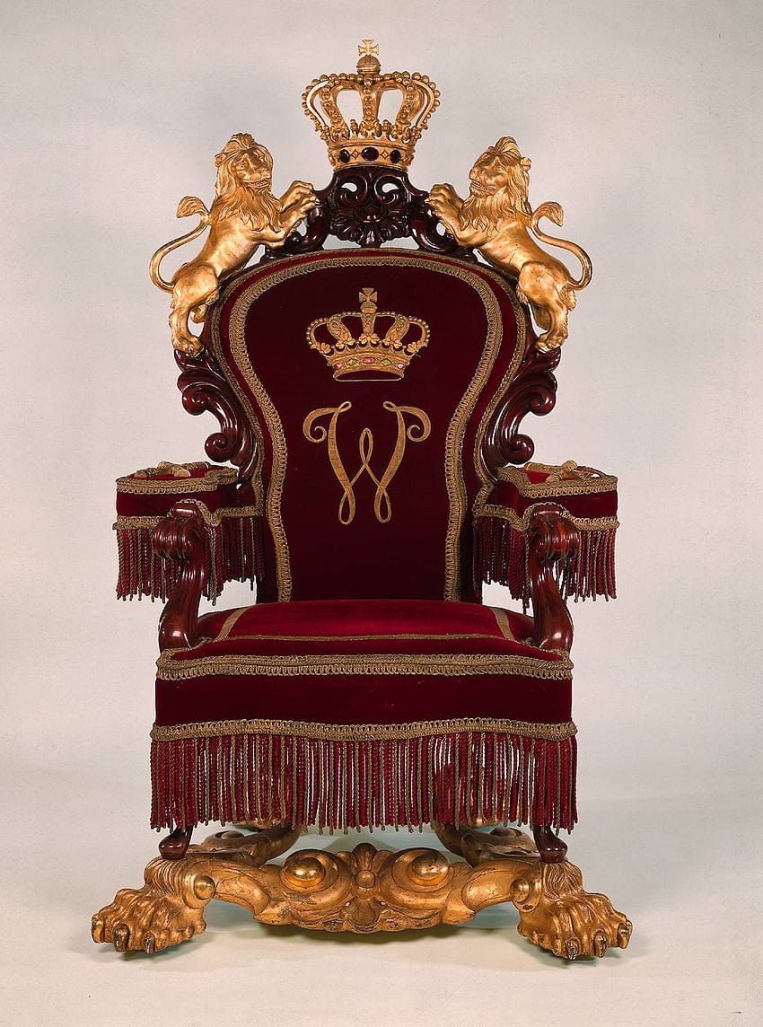 Un trono reale dei fratelli Horrix, sedia reale Sfondo del telefono HD