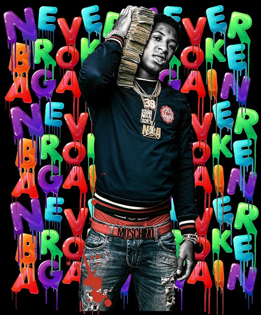 4KT Hip Hop Gang Colored Youngboy Poster for Sale by FabloFreshcoBar   Redbubble
