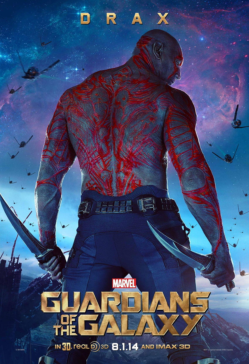 Marvel&Guardians of the Galaxy の Drax、マーベル ガーディアンズ オブ ギャラクシー HD電話の壁紙