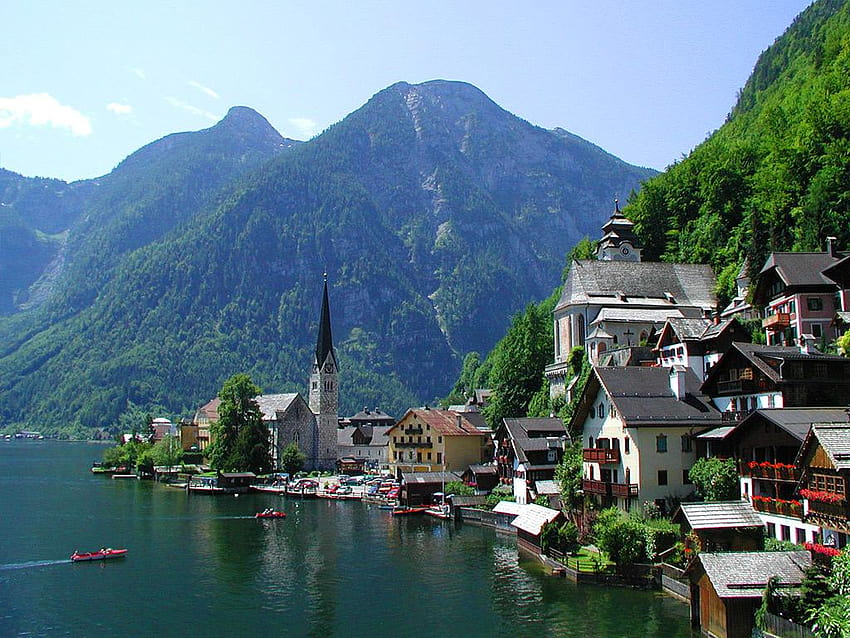 Hallstatt austria HD wallpaper | Pxfuel