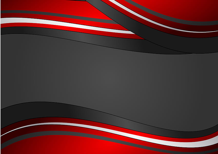 Red and black geometric abstract background, Vector illustration, background vector black HD wallpaper