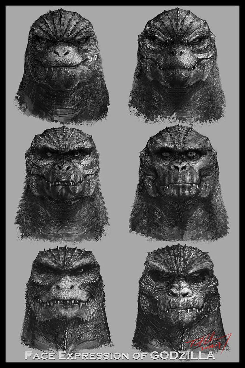 Face Expression of Godzilla by cheungchungtat, godzilla face HD phone wallpaper