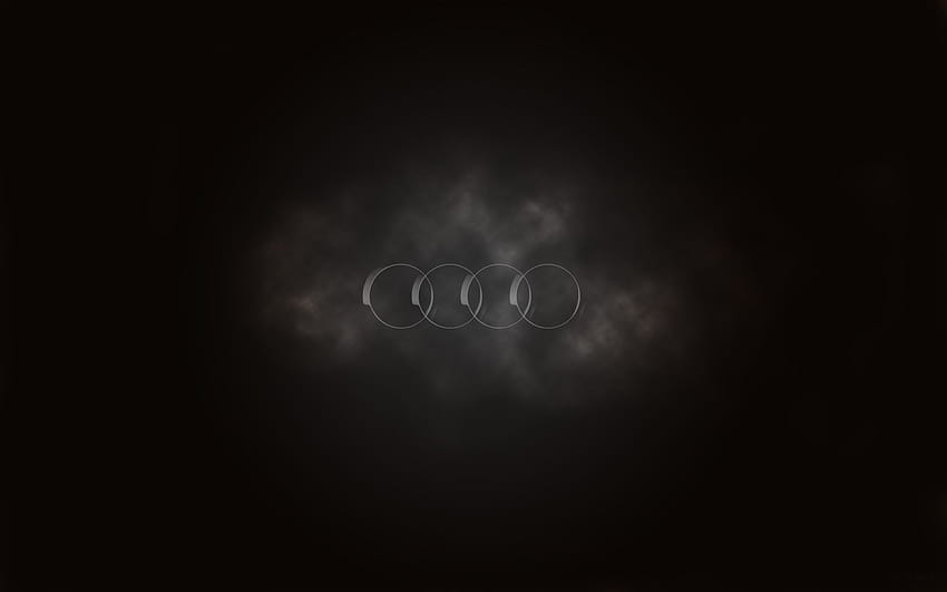 Audi Ringe Gruppe, schwarz audi HD-Hintergrundbild