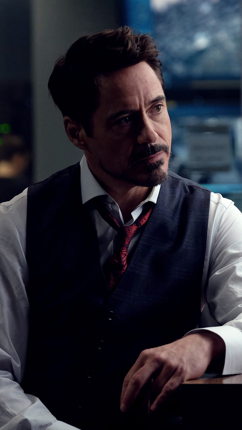 Tony Stark, android Robert Downey Jr Tapeta na telefon HD