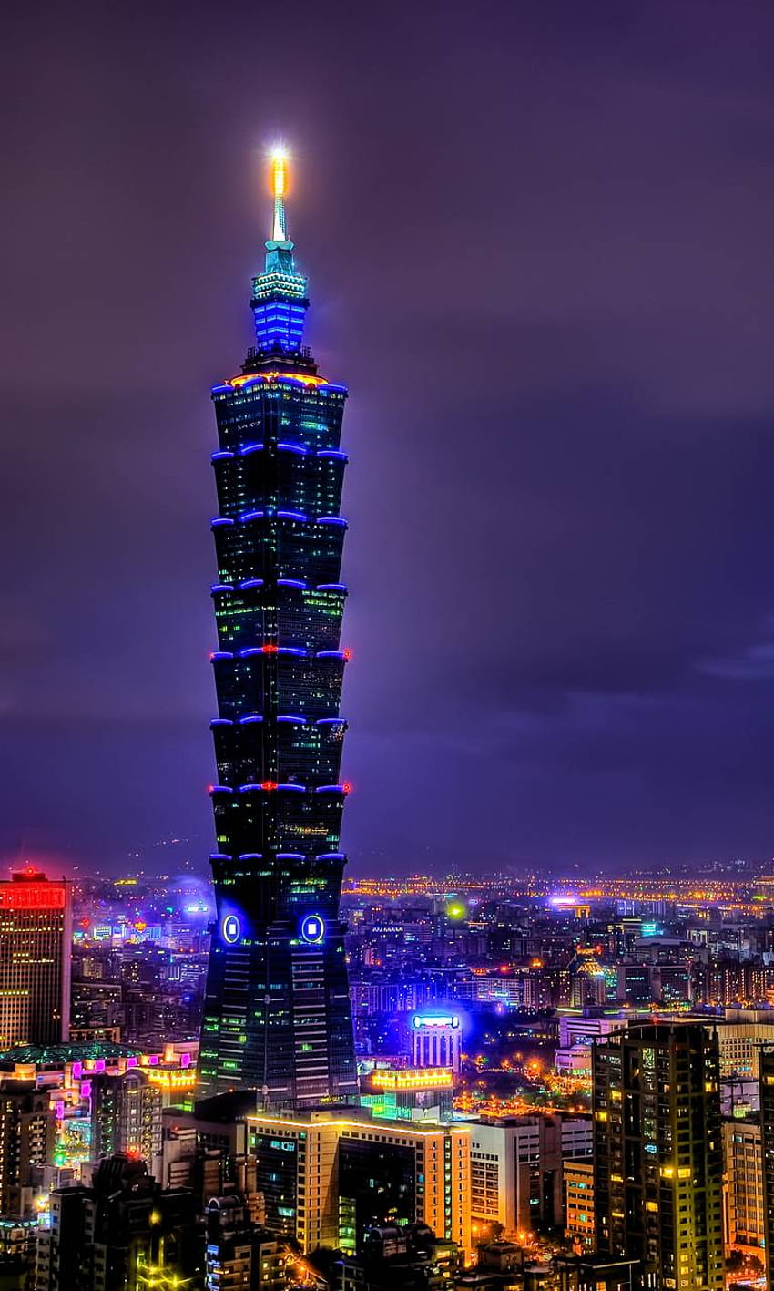 Taipei 101 by philvb HD phone wallpaper