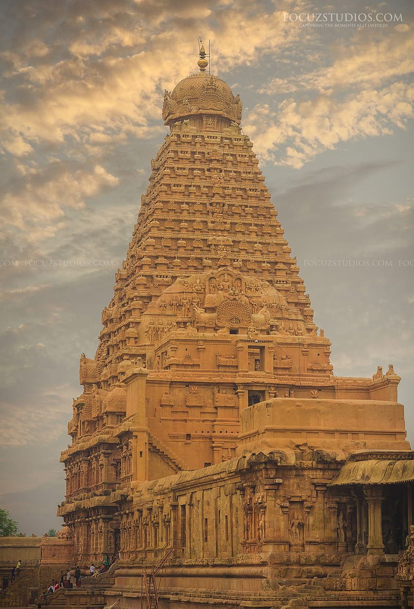 Le temple Brahadeeshwara Exclusivité du grand temple de Tanjore, thanjavur Fond d'écran de téléphone HD