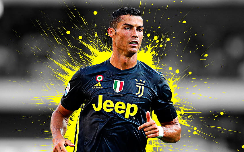 Cristiano Ronaldo, CR7, Juventus FC, arte, cristiano ronaldo juventus fondo  de pantalla | Pxfuel