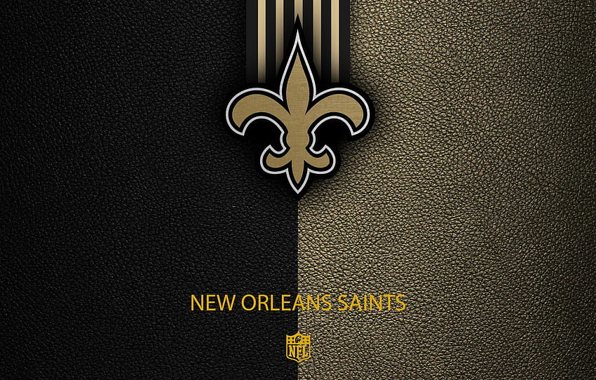 spor, logo, NFL, New Orleans Saints , bölüm bölümü, azizler logosu HD duvar kağıdı