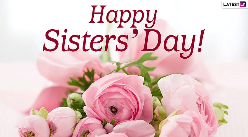 Journée nationale des sœurs et en ligne: souhaite une bonne fête des sœurs 2020 avec des autocollants WhatsApp et des salutations GIF, bonne fête des sœurs Fond d'écran HD