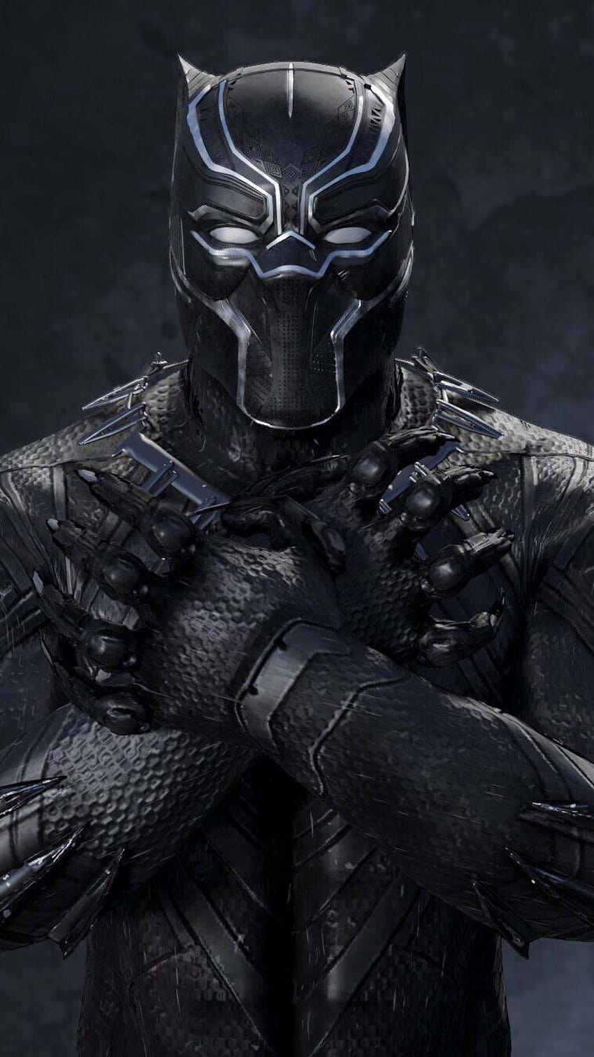 Black Panther Classic Black Suit, christmas black panther HD phone wallpaper