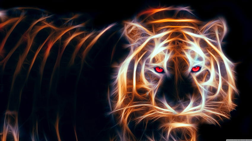 5 Animated Tiger, tiger wildlife artwork HD wallpaper