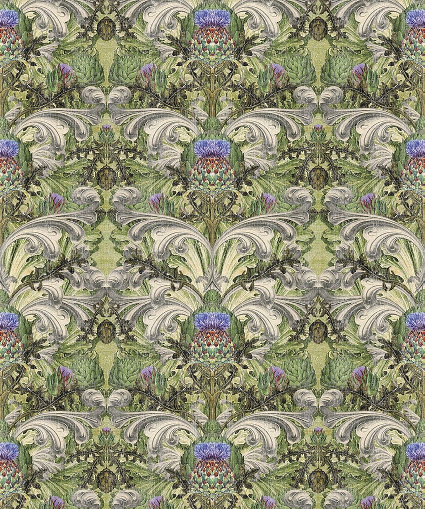 Thistle Floral • Baroque ...miltonandking · In stock HD phone wallpaper