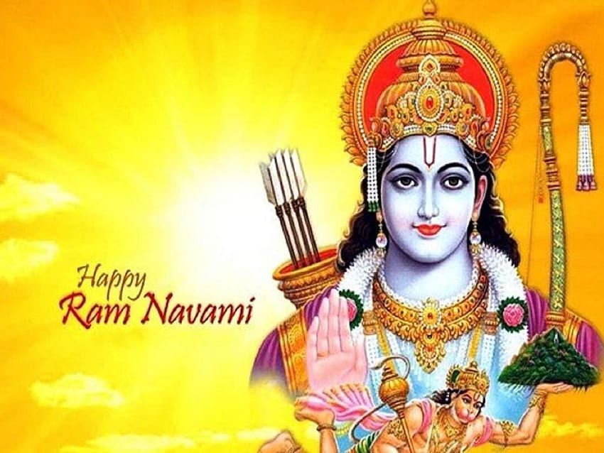 Happy Ram Navami 2020: ความปรารถนา, ข้อความ, คำคม, Rama Navami, สถานะ Facebook และ Whatsapp, วัดราม วอลล์เปเปอร์ HD