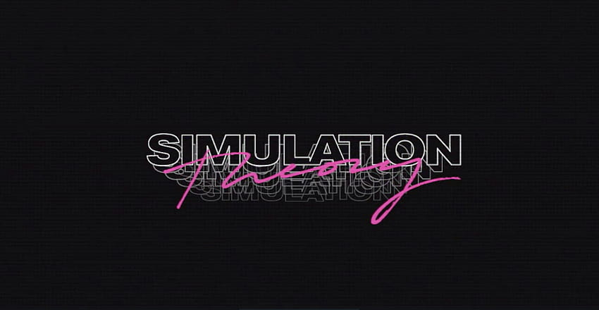 Muses Albumcover „Simulation Theory“, erstellt mit Apple Pencil und iPad Pro HD-Hintergrundbild