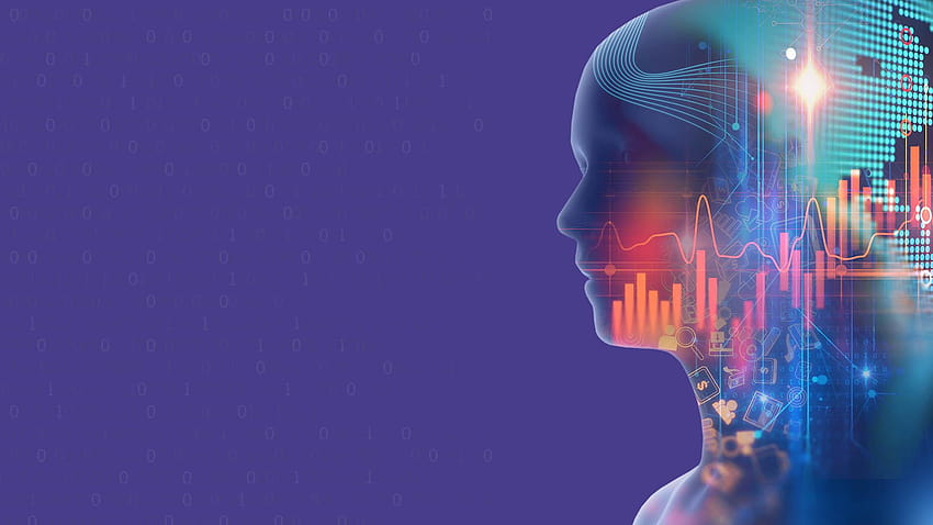 Ankündigung des DataHack Summit 2019, super künstliche Intelligenz HD-Hintergrundbild