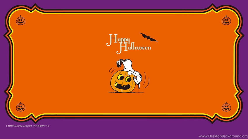 Snoopy Halloween Cave Backgrounds, halloween peanuts HD wallpaper