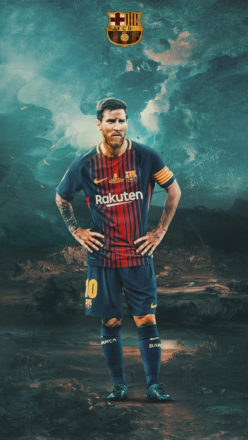Lionel Messi Barcelona Untuk iPhone, barcelona iphone 2019 wallpaper ponsel HD