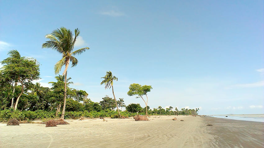 Kuakata Sea Beach, Meeresstrand HD-Hintergrundbild