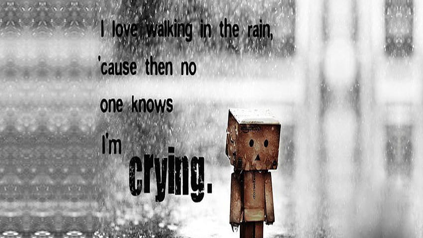 Walking Alone In Rain, sad boy alone in rain HD wallpaper