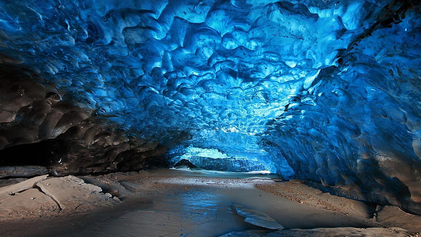 Ice Cave Caves With Water Hd Wallpaper Pxfuel