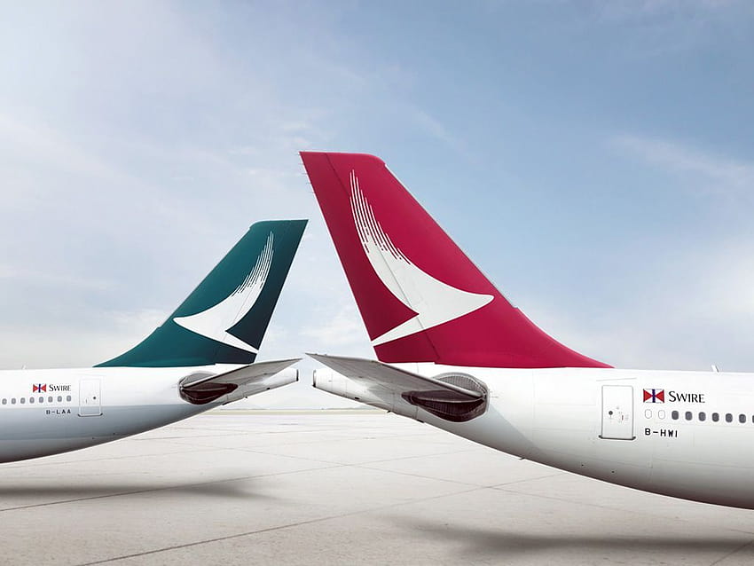 The new livery of Cathay Pacific and Cathay Dragon HD wallpaper