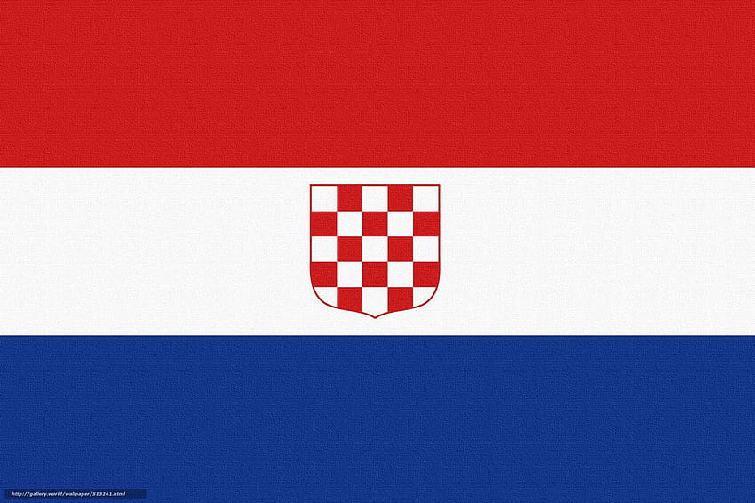 флаг, Хърватия в, флаг на Хърватия HD тапет