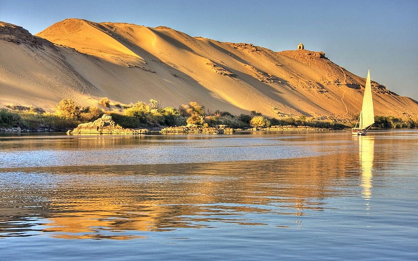 Река Нил Египет, река Нил HD тапет