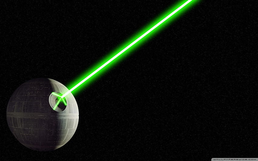 death star firing to the right