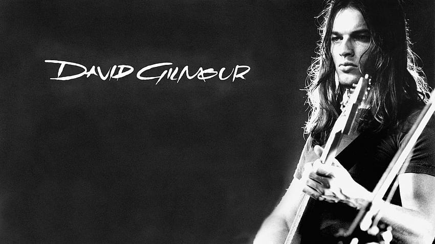 Pink Floyd BW David Gilmour papel de parede HD