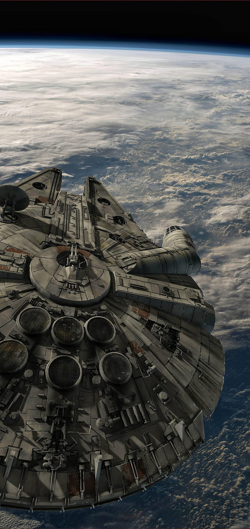 My home screen the Millennium Falcon : iphone, millennium falcon iphone HD phone wallpaper