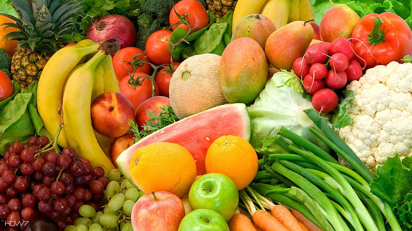 смес от плодове и зеленчуци HD тапет