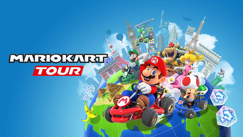 Mario Kart Tour, mario kart ds HD wallpaper