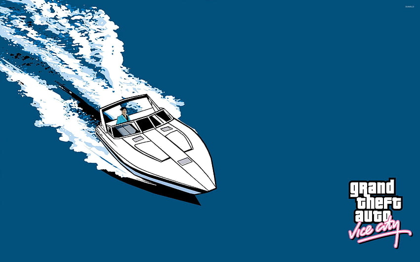 Yacht ride in Grand Theft Auto: Vice City, gta vice city HD wallpaper
