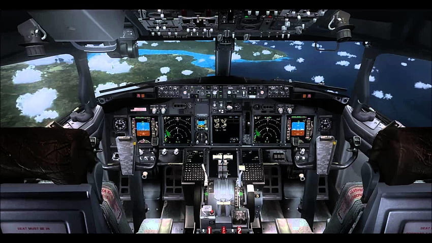 ห้องนักบินโบอิ้ง 787 วอลล์เปเปอร์ HD