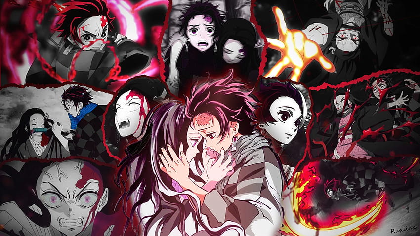 Scenes from Demon Slayer: Kimetsu No Yaiba Anime Full, anime demon slayer HD wallpaper