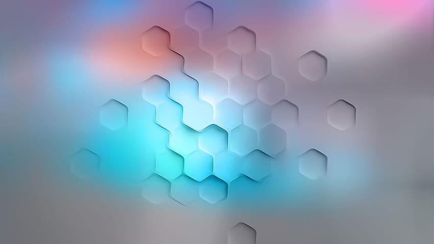 white polygon, hexagons, texture, abstract, , background, 2a1feb, white blue hexagon HD wallpaper