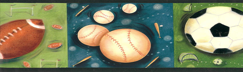 Harriet Bee Nixon Kids Football Baseball Soccer Ball 15' L x 6.5 HD wallpaper