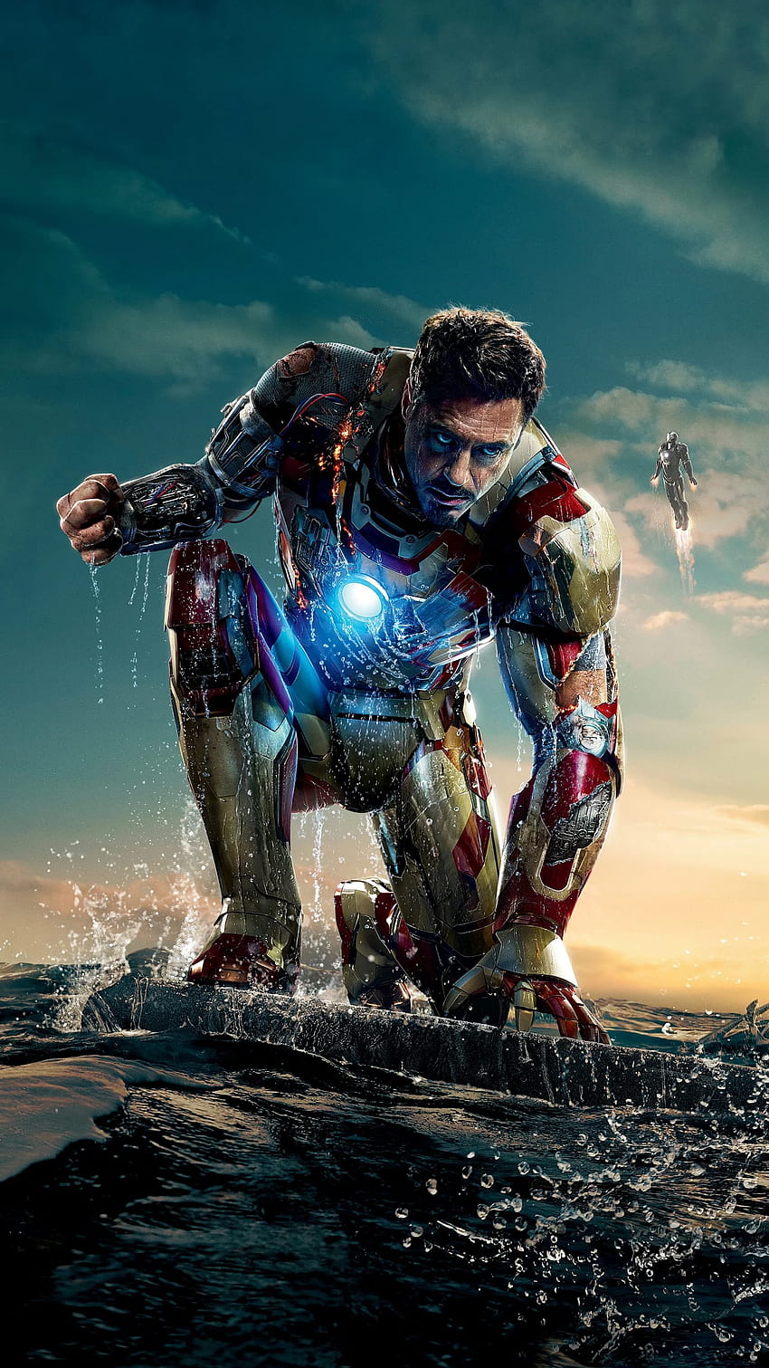 Iron Man 3, , ยนตร์, หุ่นยนต์ไอรอนแมน 3 มิติ วอลล์เปเปอร์โทรศัพท์ HD